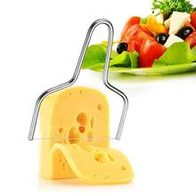 1PC Stainless Steel Eco-Friendly Wire Cheese Slicer Cheese Tool Non-stick Butter Cutting Board Butter Cutter Knife Kitchen Tools 2024 - buy cheap