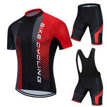 2020 TELEYI Team Cycling Jersey Bib Set Bicycle Clothing set MTB Uniform Quick Dry Bike Clothes Mens Short Maillot Culotte Suit 2024 - buy cheap