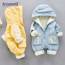 Ircomll Baby Autumn Clothes Casual Jacket for Baby Girl Clothes Hooded Boy Girl Romper Kid Jumpsuit Overalls Toddler Outerwear 2024 - buy cheap