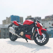 Maisto 1:18 ducati-mod. Streetfighter s estático die cast carrinhos colecionáveis hobby moto modelo brinquedo 2024 - compre barato