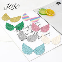 JOJO BOWS 7pcs Chunky Glitter Wing Accessories DIY Crafts Supplies Handmade Hairbow Materials Hair Decoration Apparel Patchwork 2024 - buy cheap