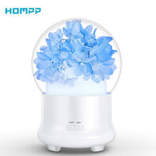 Essential Oil Diffuser,Cool Mist Diffuser Humidifier Flower Design Aroma with Adjustable Mist Mode,Auto off for Home Office Blue 2024 - купить недорого