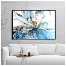 Colorful Ocean Large Abstract Poster Canvas Art Landscape Oil Painting Wall Pictures For Living Room   no frame 2024 - buy cheap