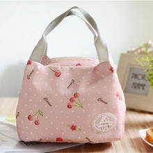 Bolsa de almuerzo portátil para niñas y mujeres, bolsa de mano con aislamiento térmico, organizador con cremallera, color rosa, #45 2024 - compra barato