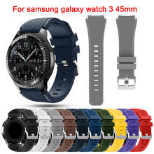 22mm Silicone Band for Galaxy Watch 3 45mm 46mm Sports Strap for Samsung Gear S3 Frontier/huawei watch gt2 46mm/Amazfit gtr 47mm 2024 - buy cheap