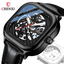 CHENXI-Reloj de pulsera para Hombre, accesorio masculino con mecanismo automático de Tourbillon y esqueleto luminoso, complemento mecánico de negocios de lujo, 2021 2024 - compra barato