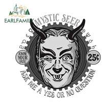 EARLFAMILY 13 см x 12,9 см для Mystic Seer Автомобильная наклейка аниме автомобильные Стильные наклейки Солнцезащитный окклюзий украшение от царапин 2024 - купить недорого