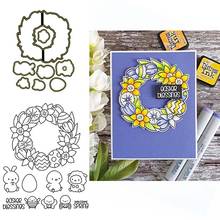 Ring Around Spring Wreath Halloween 2021 New Transparent Stamps and Dies for DIY Scrapbooking Paper Cards Making Crafts Stamps 2024 - buy cheap