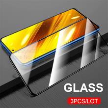 3pcs tempered glass for xiaomi poco-x3 nfc glass protective film on mi poco m3 screen protector for xiaomi 10t lite pro poco c3 2024 - buy cheap