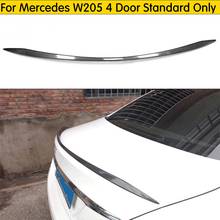 For Mercedes W205 Carbon Fiber Rear Trunk Spoiler Wings 4-Door Sedan C180 C200 C250 C260  2015 - 2019 Rear Trunk Spoiler Wing 2024 - buy cheap