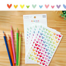 6Pcs/set Transparent Paper Dot Starts  Stickers Diary Scrapbooking Planner Diary Stickers 2024 - buy cheap
