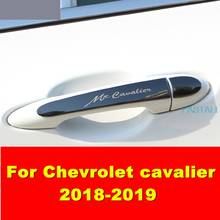 Manija de puerta de coche para Chevrolet cavalier 2018-2019, pegatinas decorativas de puerta exterior, accesorios de coche stip brillantes 2024 - compra barato
