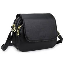 Genuine Leather CrossBody Bag Women Casual Flap Cow Leather Shoulder Bag women Crossbody Bag High Quality Handbag Bolsa Feminina 2024 - buy cheap