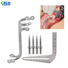 Dental Implant Surgical Drill Guide Locator Instruments Set Tooth Measuring Ruler Calipers Bone Ridge Dental Implant Locator L&S 2024 - buy cheap