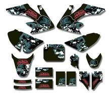 Kits de calcomanías y fondos gráficos del equipo 005 para Honda CRF50 CRF50F CRF 50 50F 2004 - 2012 2011 2010 2009 2008 2007 2006 2024 - compra barato