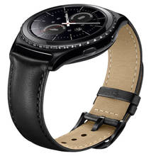 Gear S3 Frontier-Correa de cuero suave para reloj, pulsera de repuesto clásica de 22mm y 20mm para Samsung Gear S3 Frontier 2024 - compra barato