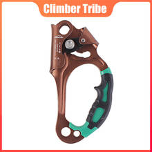 Rock Climbing Right Hand Ascender 4KN Riser 8-13mm Rope Aluminum Alloy Clamp Grasp Arborist Tree Tools Mountaineeing Device  /50 2024 - buy cheap