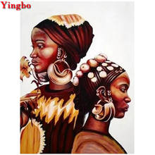 5d rhinestone art,Full square diy 5d diamond painting african women paintings by number mosaic cross stitch diamond embroidery 2024 - buy cheap