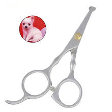 Pet cães tesoura de cabelo segurança arredondado dicas grooming desbaste tesouras borda afiada animal cabeleireiro corte tesura ferramentas 2024 - compre barato