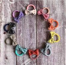 NEW 10pcs/set Kids  colorful  Hair Bows Elastic Hair Ties Rubber Bands For Girls Toddlers Childresn Lovely Hair Accessories Q58 2024 - buy cheap