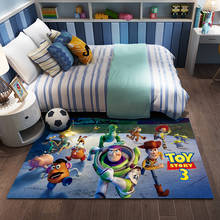 Tapete decorativo para quarto infantil, carpete com desenho 3d, decoração de quarto, para crianças, presente de aniversário 2024 - compre barato