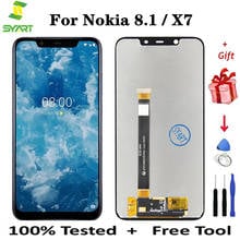 Для Nokia 8,1X7 2018 экран TA-1119 TA-1121 TA-1128 TA-1131 lcd + Замена сенсорного экрана дигитайзер для Nokia8.1 X7 2024 - купить недорого