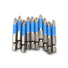 1PC 1/4" Hex Magnetic Alloy S2 Single Head Screwdriver Bits Hex Magnetic Anti Slip Bits Power Tools Length 5cm 2024 - buy cheap