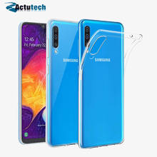 Прозрачный мягкий ТПУ чехол для Samsung Galaxy A50 A30 A40 A70 чехол для телефона силиконовый чехол для Samsung M30 M20 прозрачный чехол 2024 - купить недорого