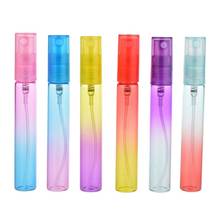 Plastic Spray Bottle 8ml Color Gradation Perfume Bottle Sample Packaging Vial Tubular Refillable Vial Cosmetic Containers Vial 2024 - buy cheap