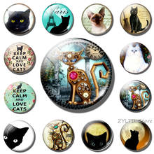 Cat Fridge Magnet Cute Animal Fridge Stickers Decorative Refrigerator Magnets Gift For Cat Lovers Cartoon Creative Home Decor 2024 - buy cheap