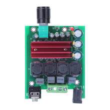 Tpa3116d2 2.0 placa de amplificador de potência de alta fidelidade classe digital 50w + 50w canal duplo 8-25v placa de amplificador de potência digital ferramenta 2024 - compre barato