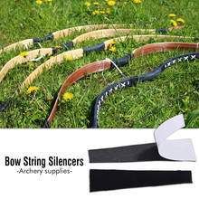 2pcs Archery Recurve Bow String Silencer Hair Dampener Accessory for Hunting 2024 - buy cheap