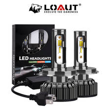 LOAUT A6 Car Headlight H7 H1 H4 9006 9005 H8 H11 H3 H9 LED Automobile auto Truck 4300K 6500K 3000K High Quality 3 COLOR fog high 2024 - buy cheap