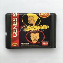 Beavis e butt-head escudo da ue/jap para o cartão de jogo de 16 bits para o sistema de genesis para sega mega drive 2024 - compre barato