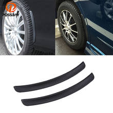 POSSBAY Black Car Sticker Truck Flares Guard Strip Auto Rubber Bumper Mudguards Wheel Protector Anti Collision Strip Sticker 2024 - buy cheap