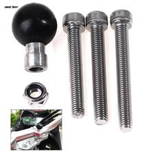 Motorcycle Handlebar Clamp Base 1 Inch 25mm Ball With M8 Screws For Ram Mount 2024 - buy cheap