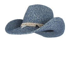 Sombrero de vaquero occidental ahuecado para mujer, Sombrero de paja con borlas bohemias, Sombrero de playa para Hombre y mujer, Sombrero para el sol de Jazz 2024 - compra barato