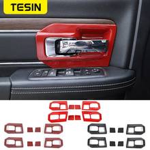 TESIN Interior Accessories for Dodge RAM 1500 Car Inner Door Handle Bowl Decoration Cover Stickers for Dodge RAM 1500 2011-2017 2024 - buy cheap