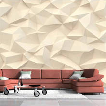 Wellyu-papel tapiz personalizado 3d, mural moderno de moda abstracta, triángulo, Fondo de pared, sala de estar, dormitorio, mural de papel de pared 2024 - compra barato
