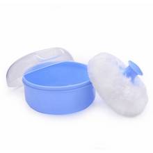 Color Random Cosmetic Case Baby Soft Face Body Powder Puff Sponge Box Cute Container For Kids Trousse De Toilette 2024 - buy cheap