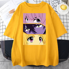 My Hero Academia Anime Killua Eyes Printing T-Shirt Women Fashion Cartoons Clothing O-Neck Casual Tops Brand Oversized T Shirt 2024 - buy cheap