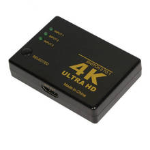 Mini HDMI-compatible Amplifier Switch 3 Ports 4K*2K Switcher Splitter Box Ultra HD for DVD HDTV 2024 - buy cheap