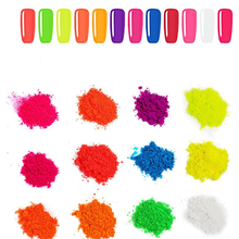 10g Nail Art Glitter Neon Fluorescent Phosphor Pigment Powder for Nail Polish&Painting&Printing, Powder Fluorescence 2024 - buy cheap