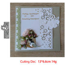 Artesanato corte de metal dados natal borda sino scrapbooking álbum de fotos decorativo gravando cartão de papel ofícios morrer corte 2024 - compre barato