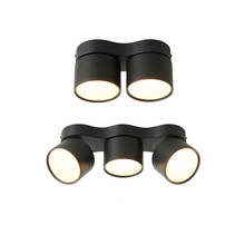 Luminária de teto dobrável, quadrado cob com ajuste de altura de 360 ° para iluminação de sala de estar, 14w, 21w e 28w, 85 a 265v 2024 - compre barato