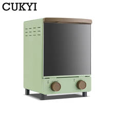 Cukyi-mini fornos de cozimento elétricos multifuncionais, grande capacidade de 12l, 800w, com temporizador de 60 minutos, forno doméstico 2024 - compre barato