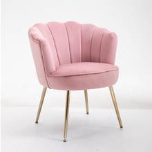 Sofá de tela simple para manicura, silla de lujo ligera, con respaldo para dormitorio, minisilla nórdica moderna para cafetería 2024 - compra barato
