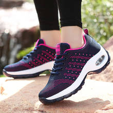 Air cushion woman jogging shoes Breathable mesh women's casual sneakers Outdoor lightweight women's walking shoes running shoes 2024 - buy cheap