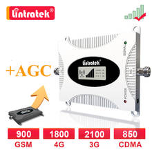 Усилитель сигнала сотовой связи Lintratek, 2G 900 3G 2100 4G LTE 1800 B5 850, ретранслятор 2021, голосовой Интернет-интерфейс 2024 - купить недорого
