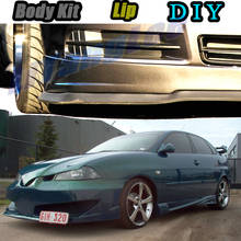 Car Bumper Lip Front Spoiler Skirt Deflector For SEAT Cordoba 1993~2010 Tune Car Modified Body Kit VIP Hella Flush Lips 2024 - buy cheap